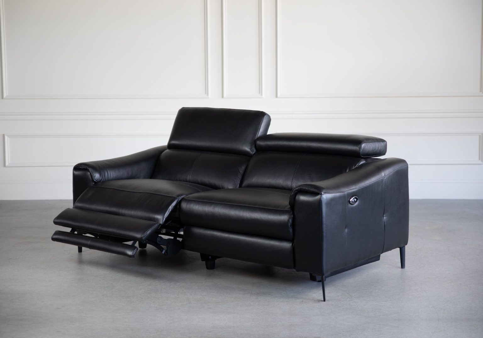 Barclay Sofa Black Angle Recline 1