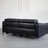 Barclay Sofa in Black, Back