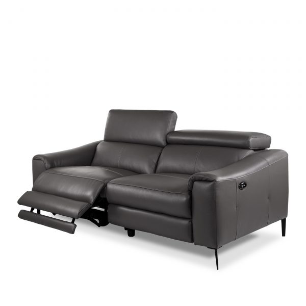 Barclay Sofa Charcoal Angle Recline