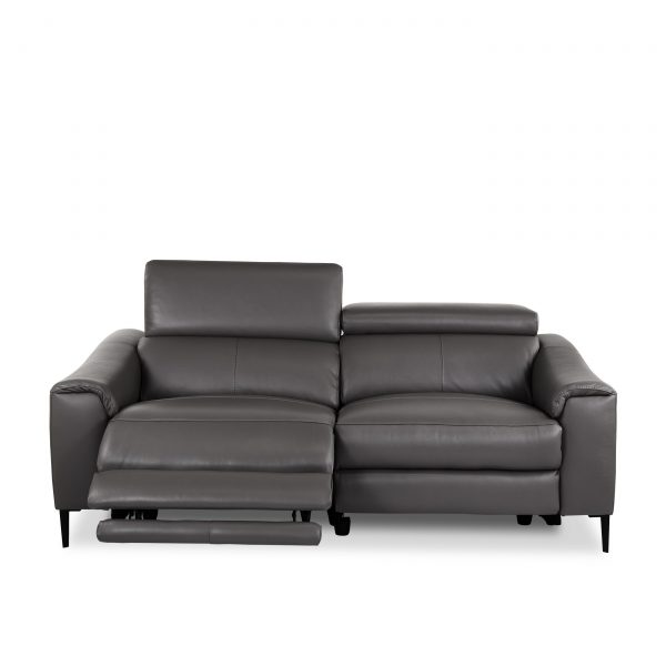 Barclay Sofa Charcoal Front Recline