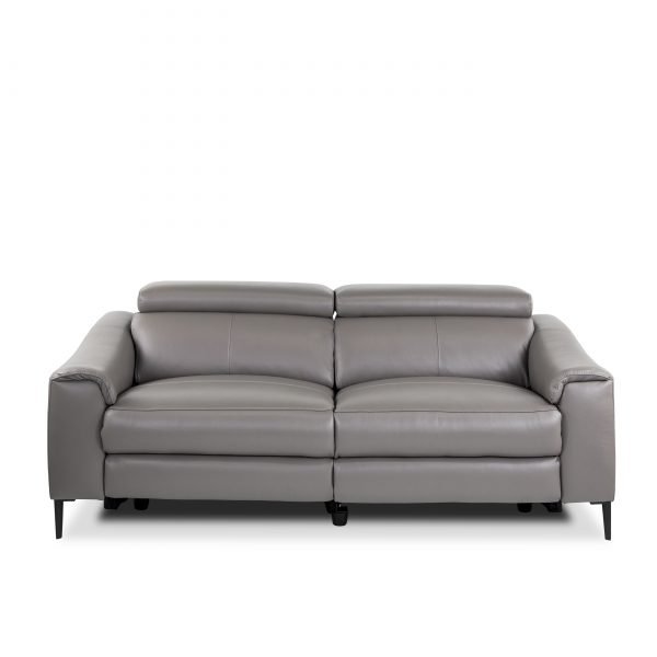 Barclay Sofa in Grey M8, Front