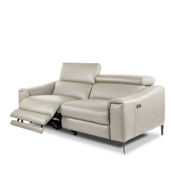 Barclay Sofa Taupe Angle Recline