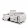 Barclay Sofa White Angle Recline