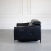 Barclay Loveseat in Black, Side