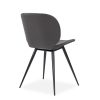 Cloud Dining Chair in Grey, Back