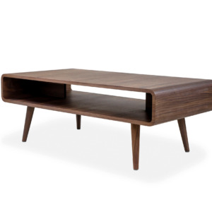 Newport Coffee Table Walnut - Angle Newport Coffee Table Walnut - Angle
