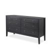 Calvin Double Dresser in Obsidian, Angle