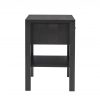 Calvin Nightstand in Obsidian, Side