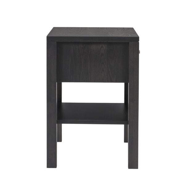 Calvin Nightstand in Obsidian, Side