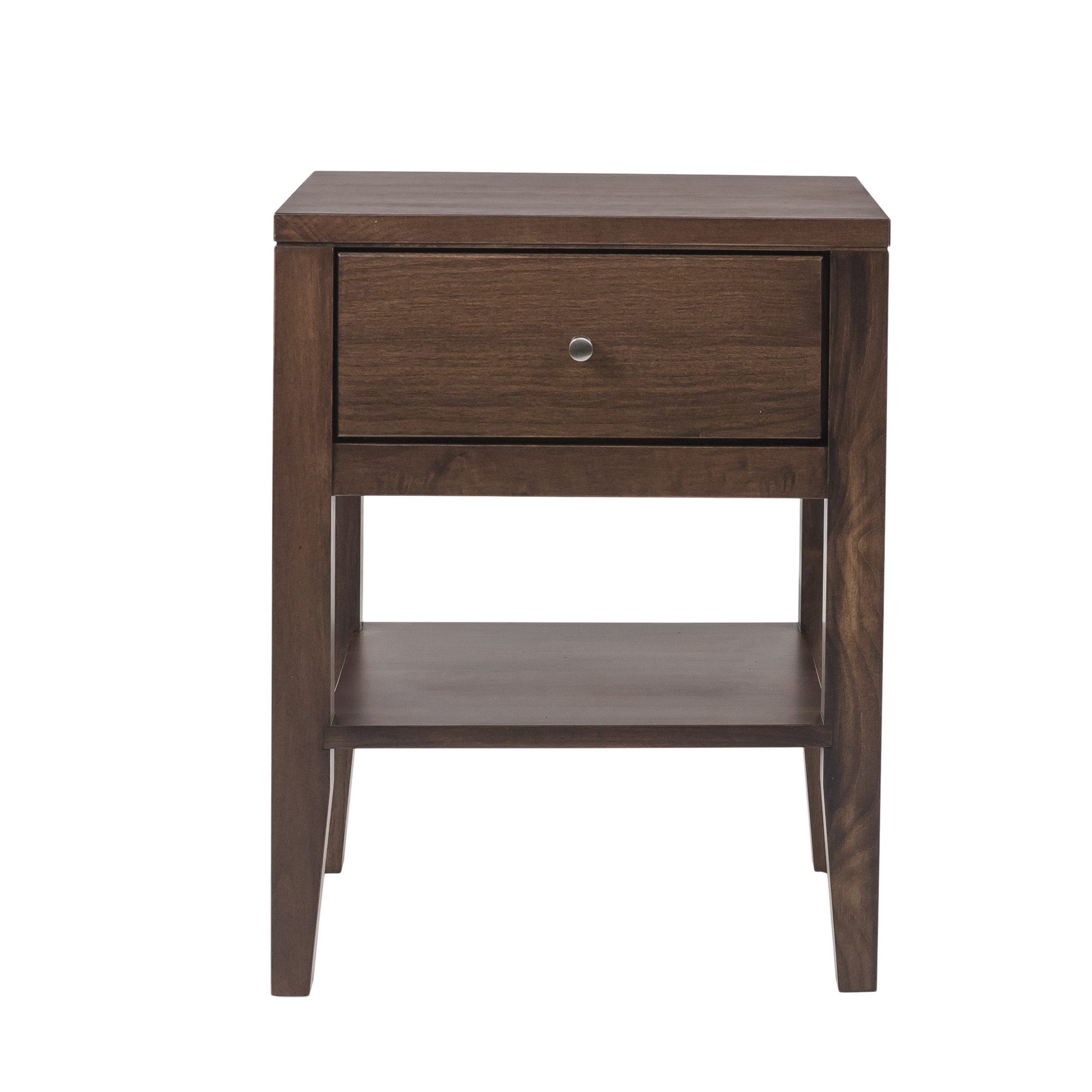 Wood Castle Calvin MidCentury Nightstand ScanDesigns Furniture