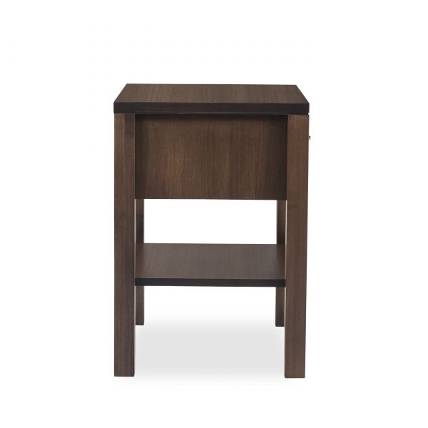 Calvin Nightstand in Hampton Walnut, Side