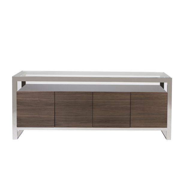 Miami Sideboard in Walnut, Front