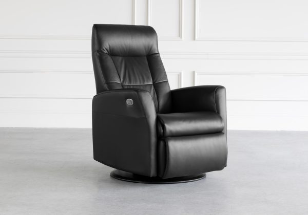 Mega Recliner in Nero, Angle