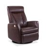 Oslo Recliner in Rosewood, Angle