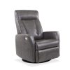 Oslo Recliner in Taupe, Angle