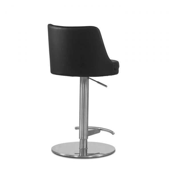 Chris Counter Stool in Black, Back