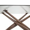 Juno Dining Table in Walnut, Close Up