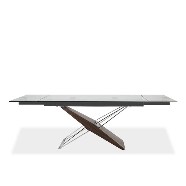 Aria Dining Table, Front, Expanded