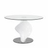 Darwin Dining Table in White, Front