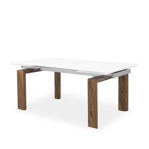 Potrero Dining Table Large in Walnut, Angle