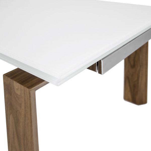 Potrero Dining Table Large in Walnut, Close Up