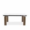 Potrero Dining Table Large in Walnut, Front