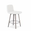 Visconti Swivel Stool and Parchment Wood, Angle