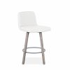 Visconti Swivel Stool and Parchment Wood, Angle 2