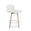 Visconti Swivel Stool Parchment Wood - Back