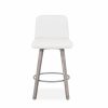 Visconti Swivel Stool and Parchment Wood, Front