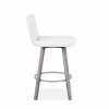 Visconti Swivel Stool and Parchment Wood, Side