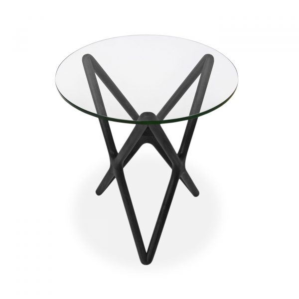 Nova Side Table, Black, Top