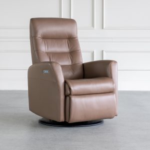 H2 Queen Recliner in Fango, Angle