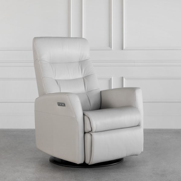 Queen Recliner in Fog, Angle