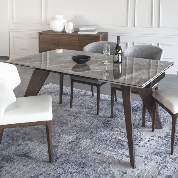 Albert Dining Table, Grey, Table Top
