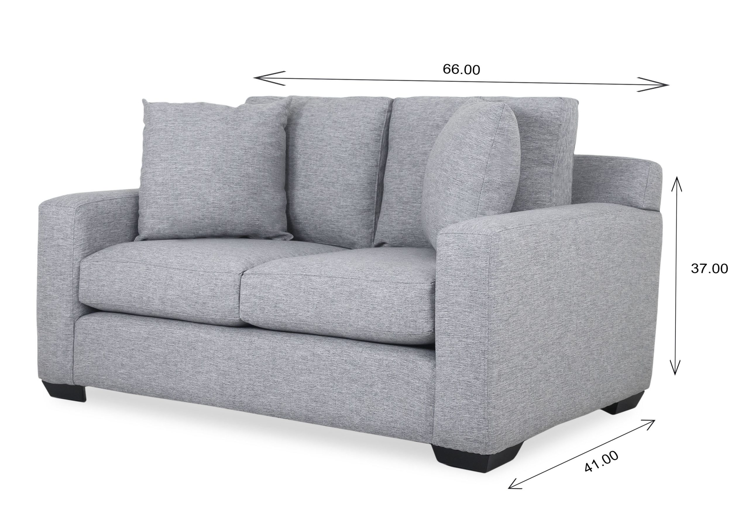 Malmo Sectional with Dimensions