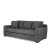 Elton Sofa, Smoke, Angle