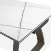 Malta Dining Table, White, Close Up