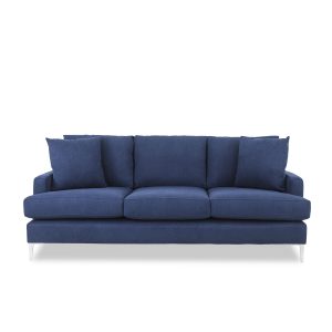 Romy Sofa, Blue, Front
