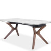 Russell Dining Table - White - Angle Russell Dining Table - White - Angle