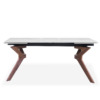 Russell Dining Table - White - Front Russell Dining Table - White - Front