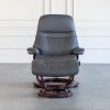 Sunrise Signature Recliner in Paloma Metal Grey, Front