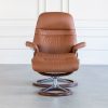 Sunrise Signature Recliner in Paloma Cognac, Front