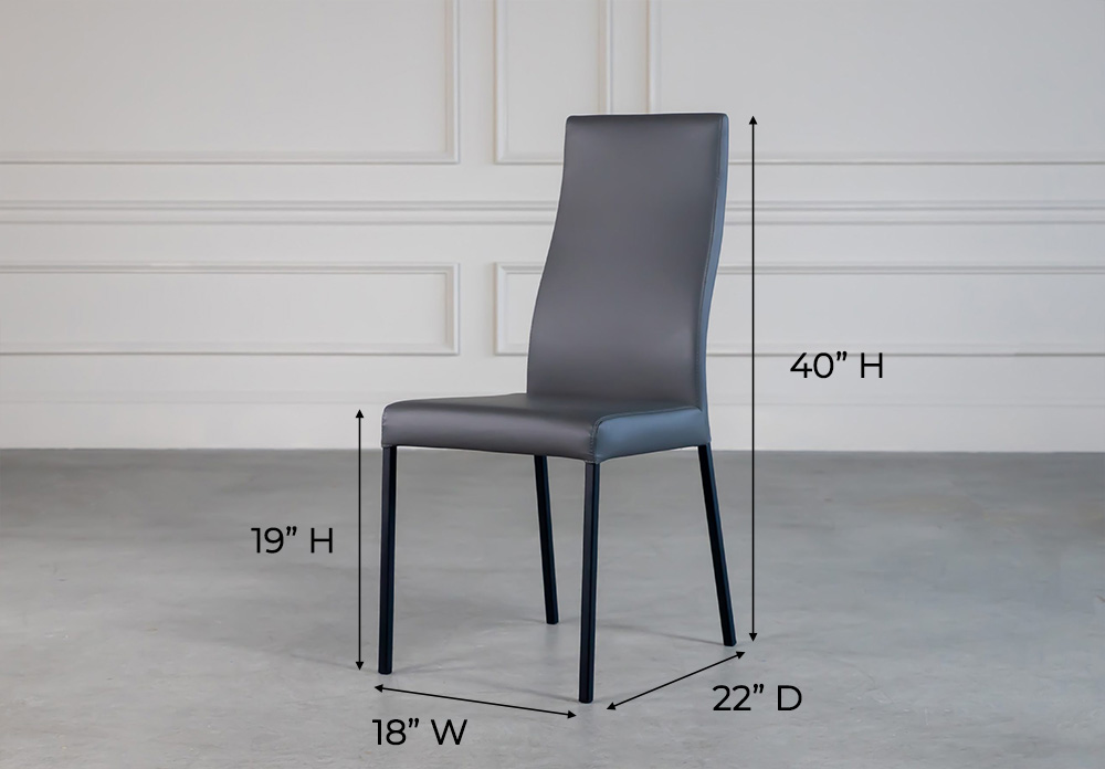 Sandra Dining Chair, Dimensions