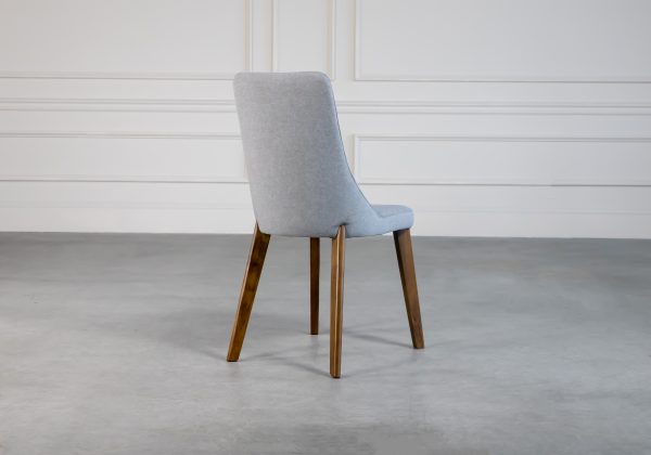 Maggie Dining Chair in Grey, Back