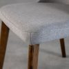 Maggie Dining Chair in Grey, Close Up