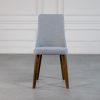 Maggie Dining Chair in Grey, Front