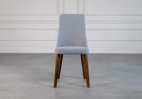 Maggie Dining Chair in Grey, Front