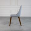 Maggie Dining Chair in Grey, Side