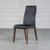Sandra Dining Chair in Black, Angle